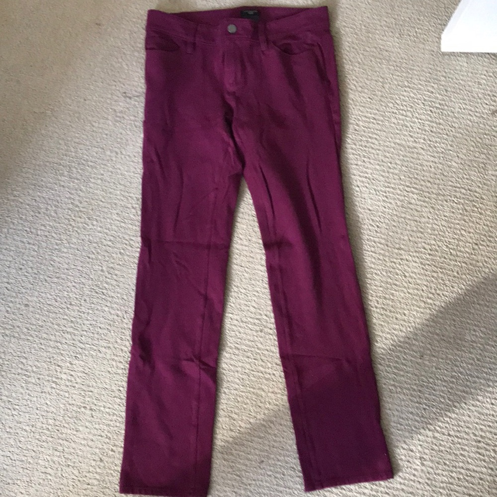 Ann Taylor Petite Size 4P Burgandy Pant